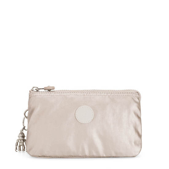 Plecaki Kipling Creativity Large Metallic Pouch Różowe | PL 1131AH